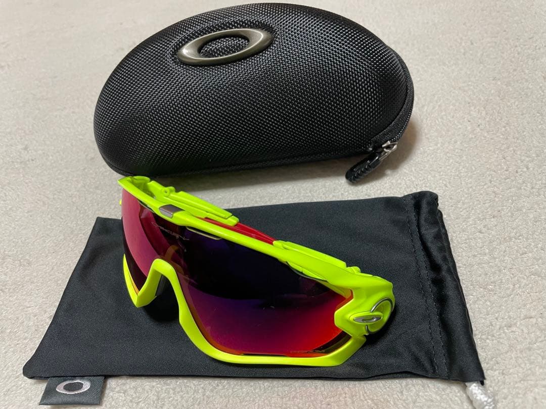 Oakley スポーツサングラス イエロー/レッド ジョウブレイカー OAKLEY JAWBREAKER（オークリー ジョウブレイカー） | 老眼対策メガネ