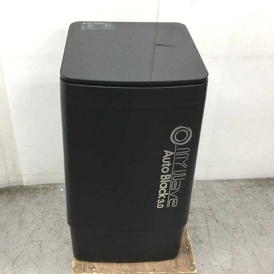 小型全自動洗濯機3.0kg洗い MyWAVE・オートブラック3.0 - メルカリ