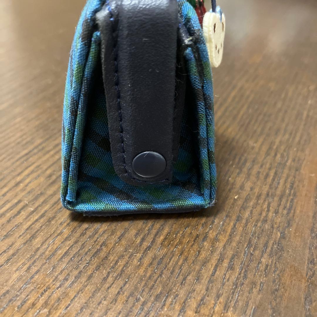 未使用】familiar ファミリア メガネケース ファミリア チェック