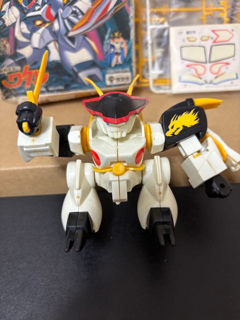 当時物】タカラ魔神英雄伝ワタルNo.21「龍王丸 」箱説カード人形等付属