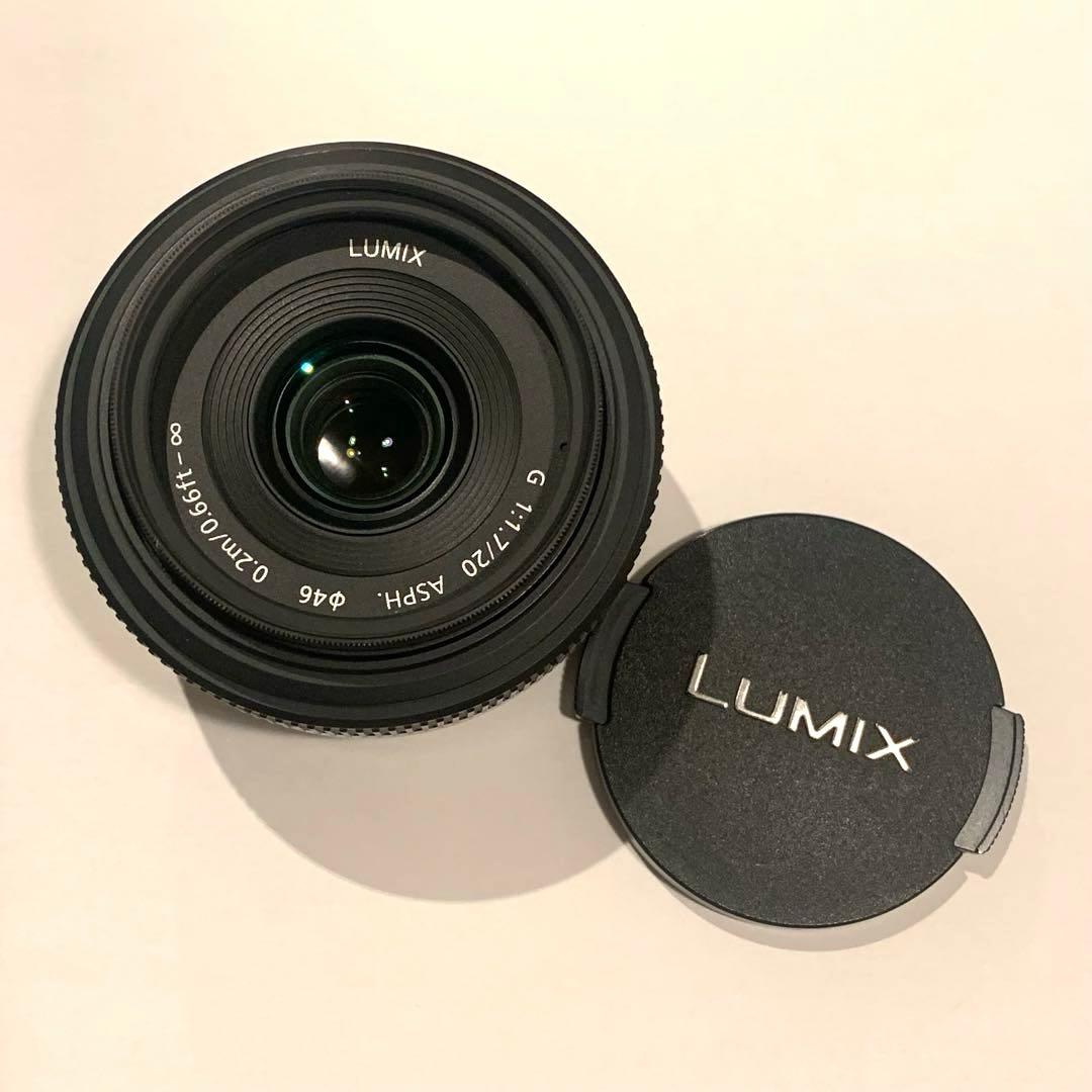 LUMIX G 20 F1.7 H-H020 単焦点レンズ Panasonic LUMIX G Series 20mm F1.7 Lens - H-H020AK