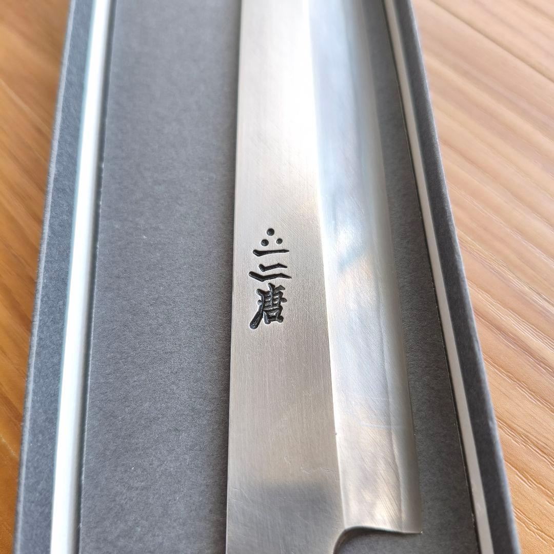 新年割】二唐刃物 柳刃包丁 8寸 NIGARA KNIVES - メルカリ