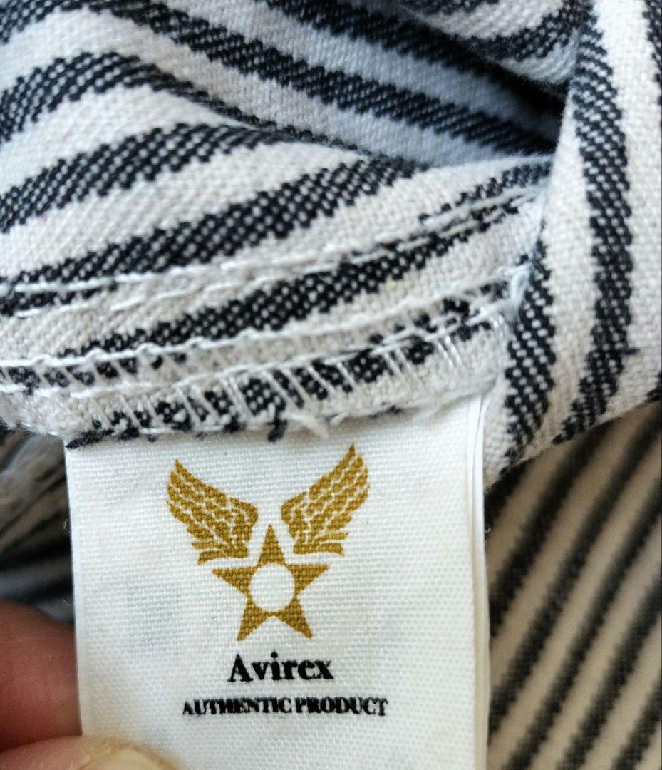 AVIREX アヴィレックス ヒッコリー柄 つなぎ オーバーオール - メルカリ