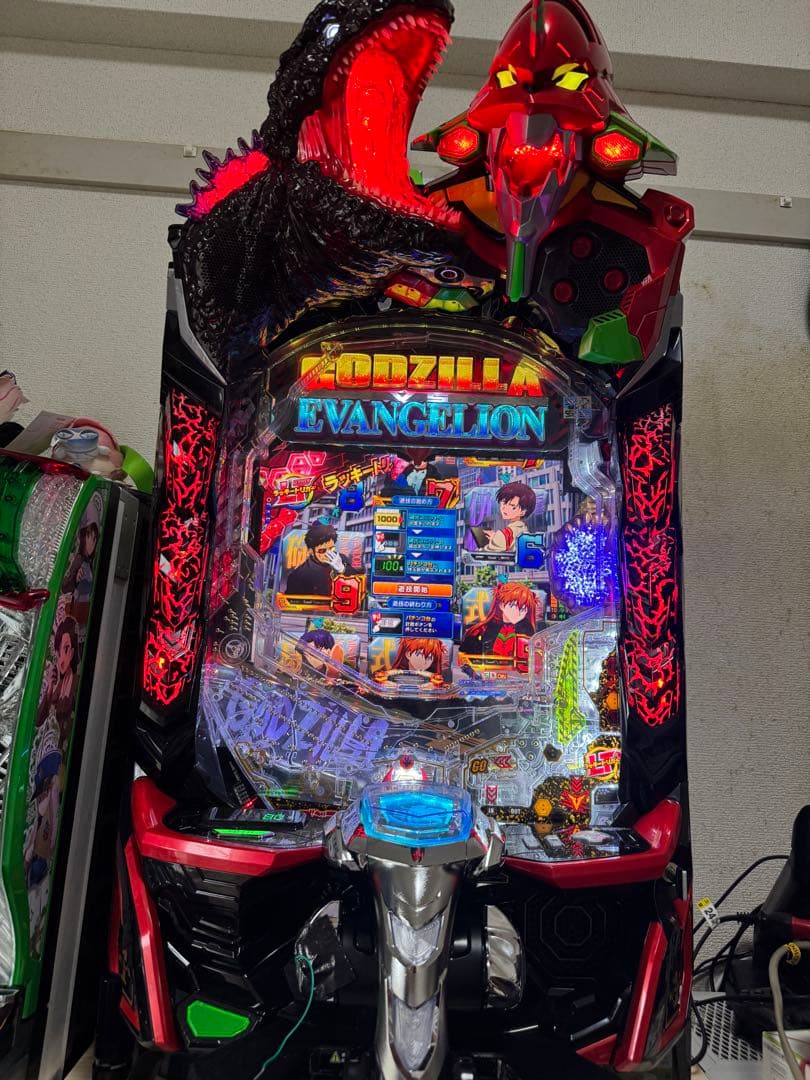 まかろにeゴジエヴァ2 家庭用パチンコ実機　直接配送大幅値下げ eゴジラ対エヴァンゲリオン2bA セカンドインパクト G 破壊神覚醒◇循環