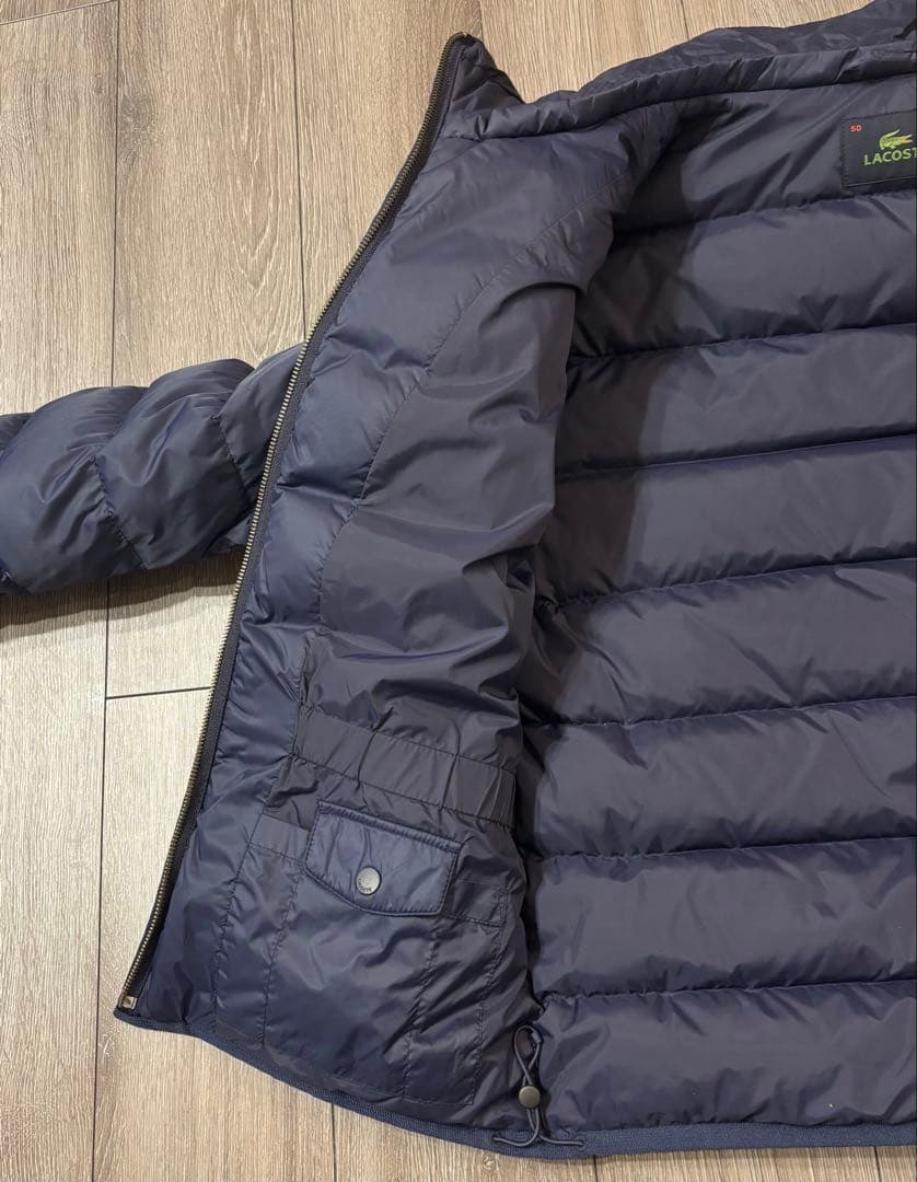 びら様専用】 LACOSTE ネイビー ダウンジャケット サイズ50 - メルカリ