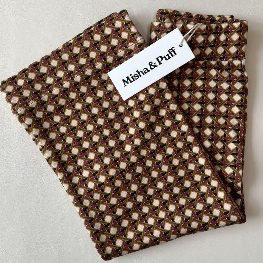 お*ぱ様 【新品未使用】 Misha&Puff A-pant lattice misha_and_puff 25winter collection drop2 ＜世界 実店舗 ローンチ