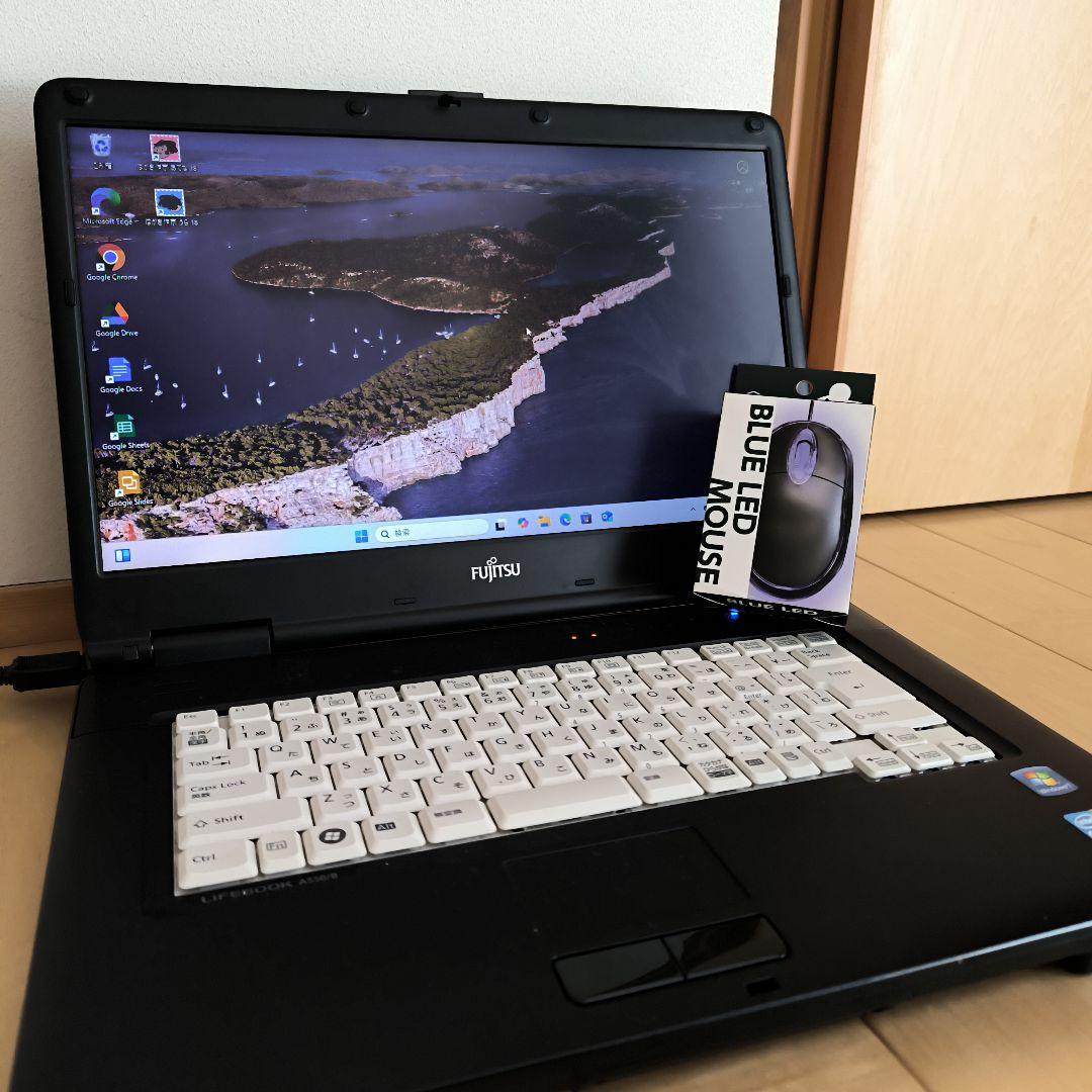 ✨SSD・大画面・オフィス付　黒　すぐ使えるノートパソコン 超快適　格安PC PASOUL 爆買い超特価 ノートパソコン Windows11 Office付 SSD 256GB