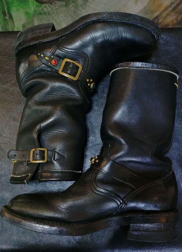 チペワ chippew カスタムエンジニアブーツ ナロー 7.5 - メルカリ