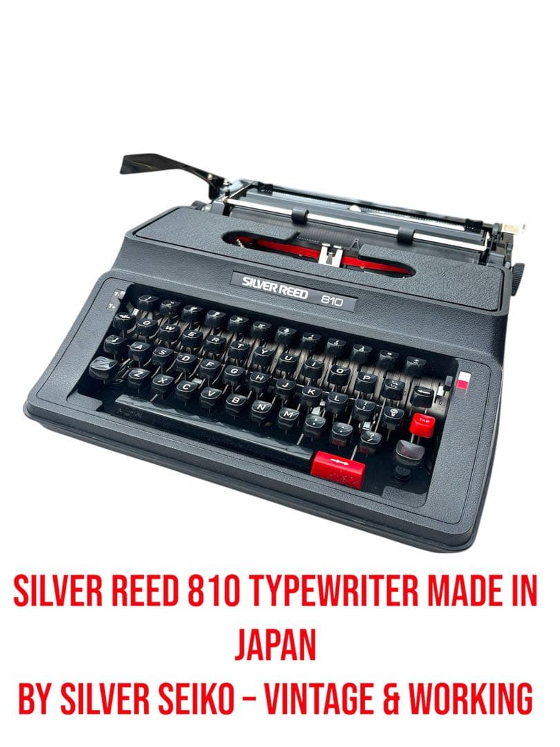 【希少 激レアビンテージ】SILVER REED 810 タイプライター 動作品 希少 激レアビンテージ】SILVER REED 810 タイプライター 動作品