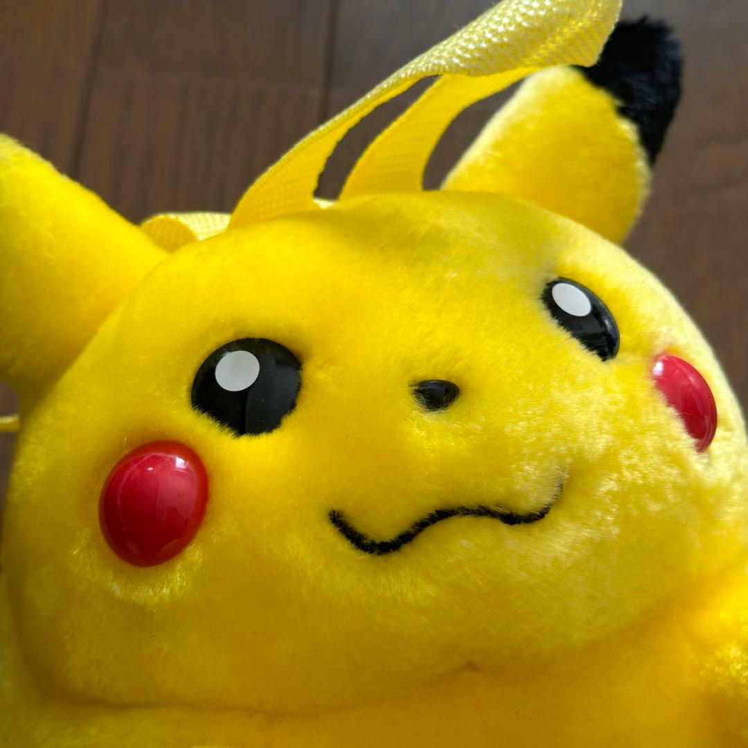 希少 ポケモン ピカチュウ ぬいぐるみ リュック 海外版 レトロ - メルカリ
