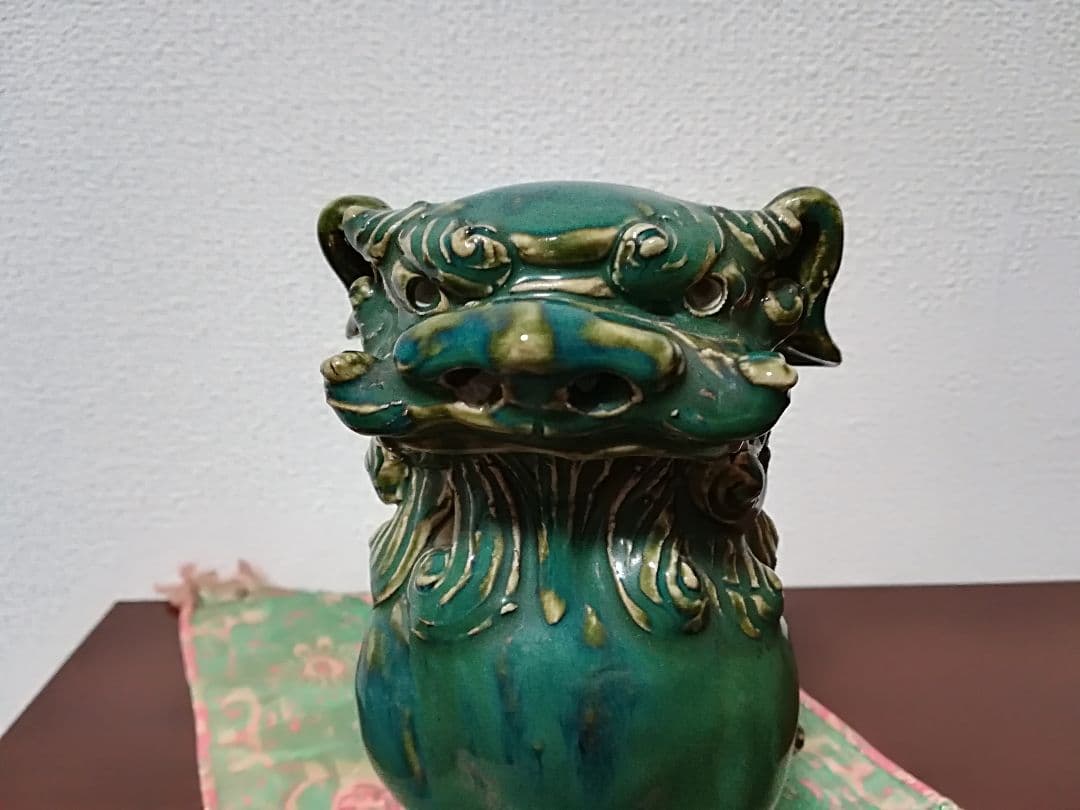 ⭐絶品 レア物 遺品少数 琉球陶芸の重鎮 小橋川永昌造 シーサー 置物 骨董