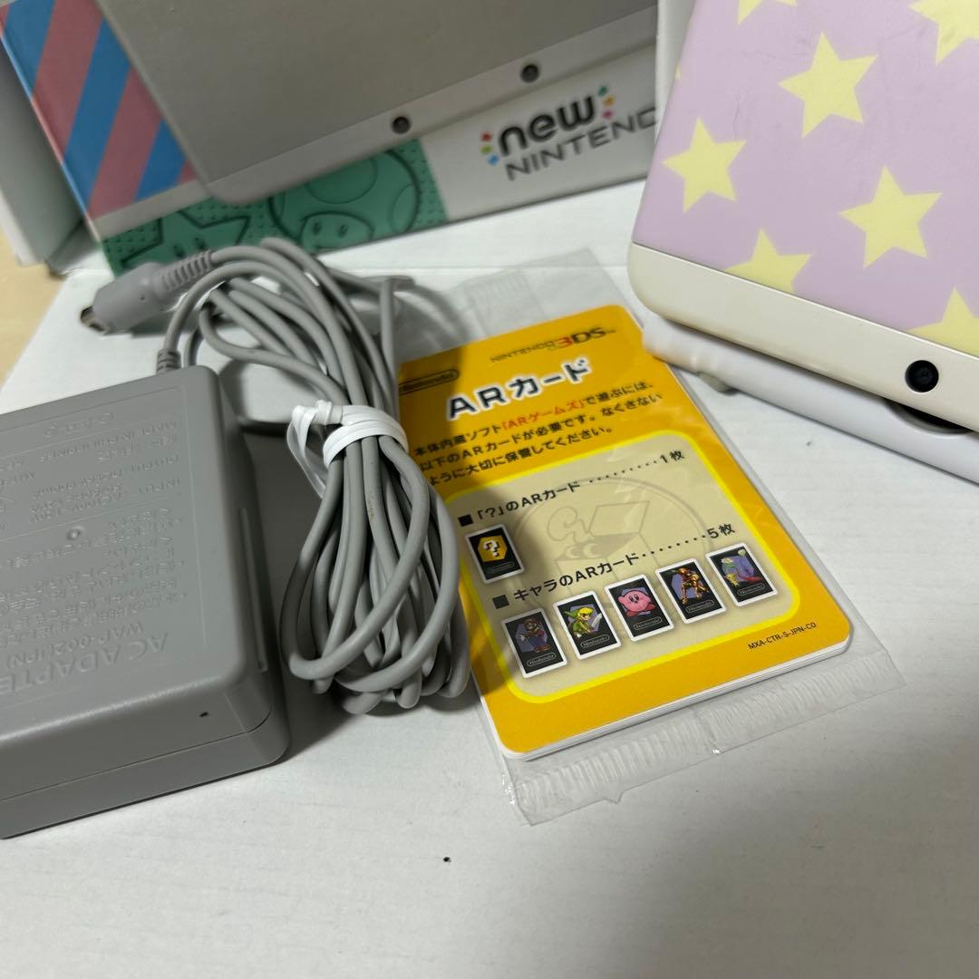 きせかえ可能】Newニンテンドー3DS ホワイト 箱 ARカード 未開封