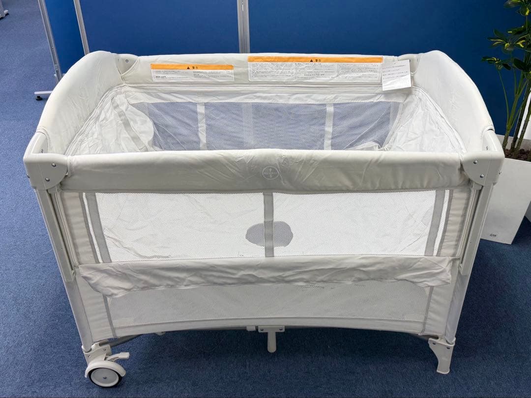 折り畳み式プレイヤード ベビーベッド0114-0009s-大阪超高品質