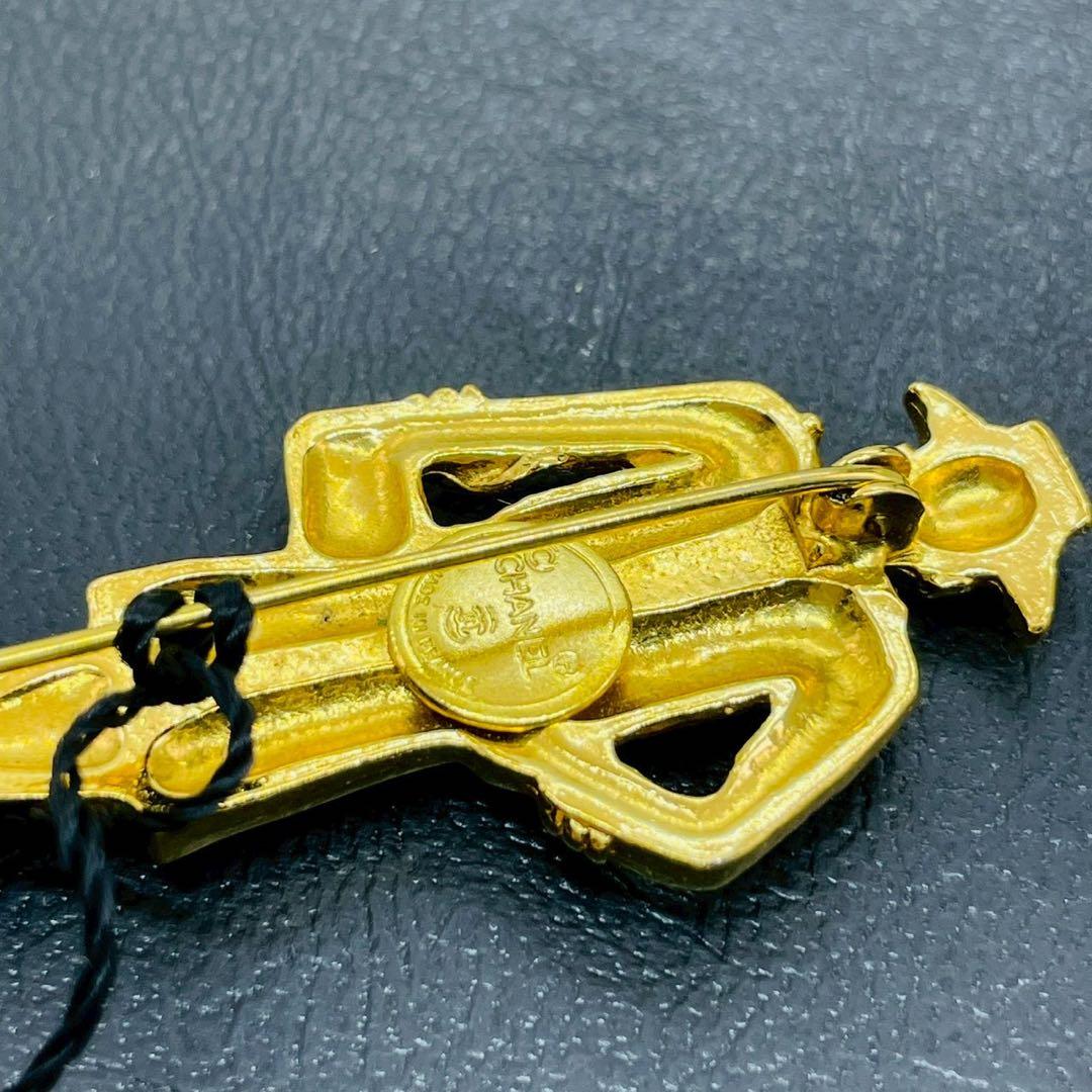 【mh/11.23/30】シャネル CHANELマドモアゼルモチーフ ブローチ