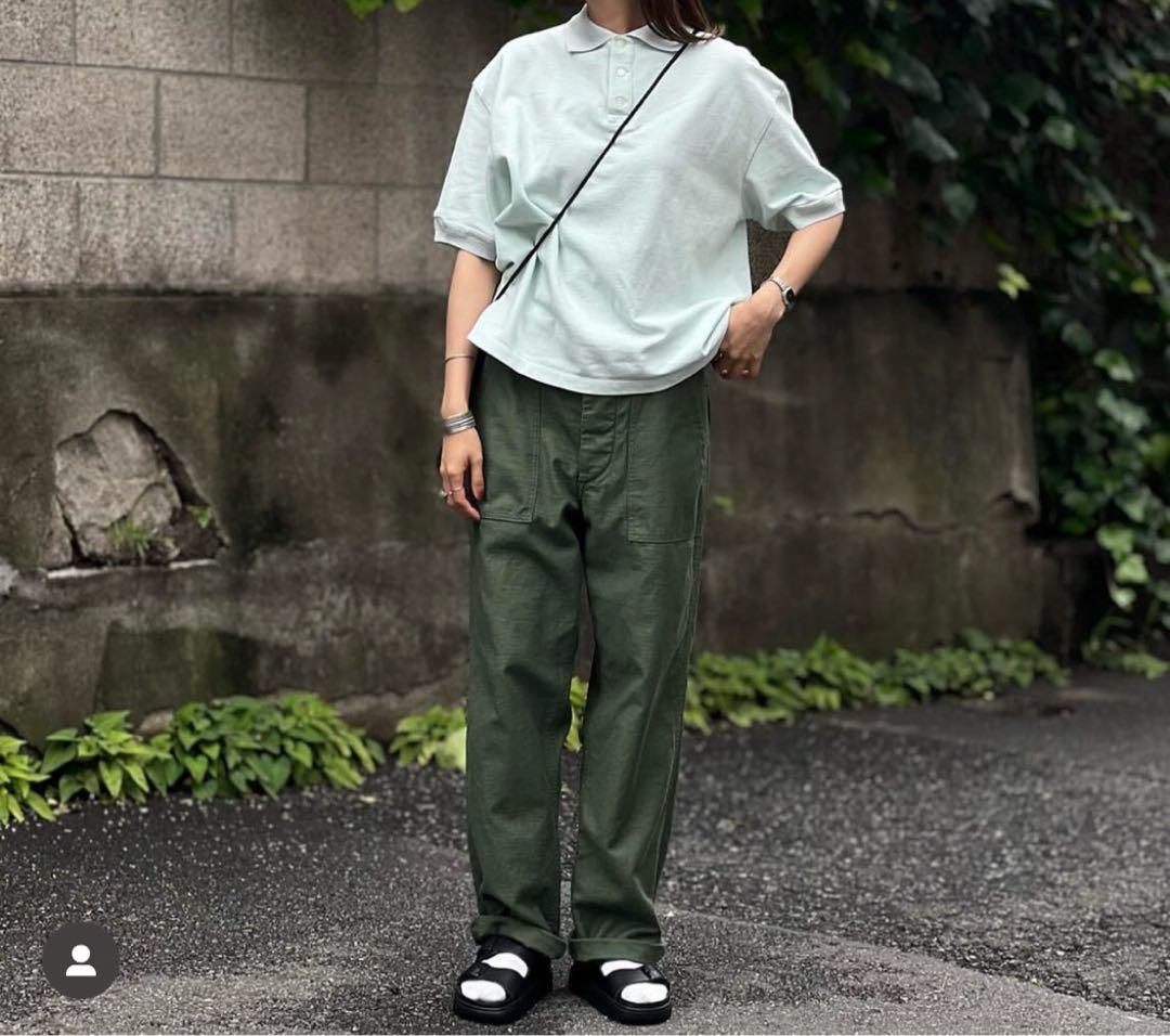 定価21870円orSlow(オアスロウ) ファティーグパンツベイカーパンツ 0 orSlow オアスロウ ファティーグパンツ ショートレングス アーミー