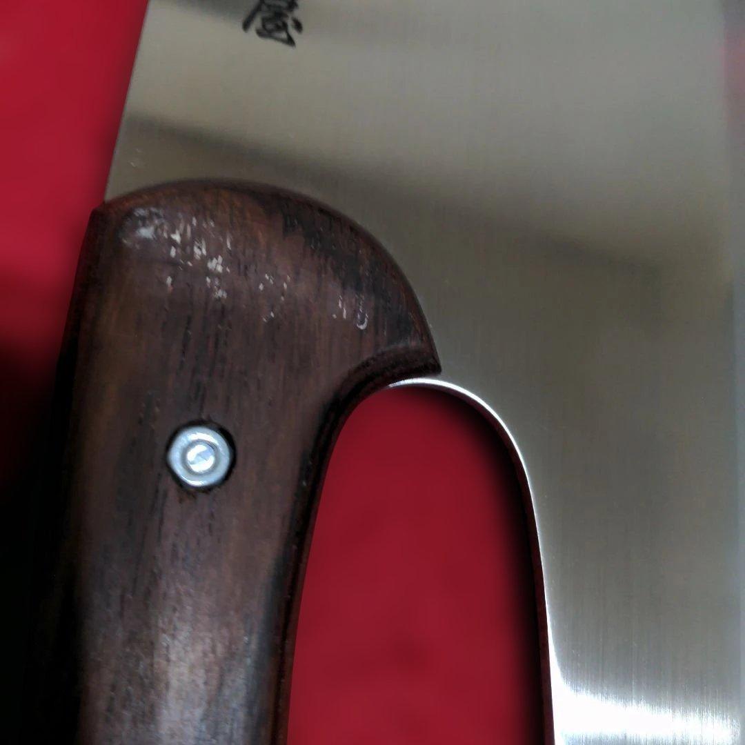 ヨ*ー様 合羽橋　鍔屋つば屋　モリブデン鋼 そば切り包丁　28.5cm