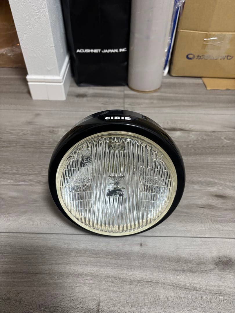 CIBIE 凹みヘッドライト黒リムCB250T CB400T