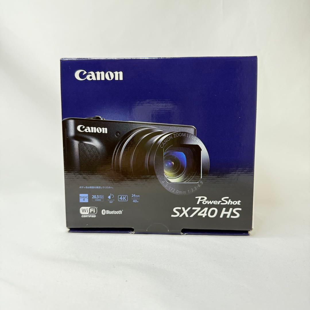 【新品未開封品】キヤノン POWERSHOT SX740 HS ブラック Canon PowerShot SX740 HS 20.3MP 4K Digital Camera 40x Optical Zoom