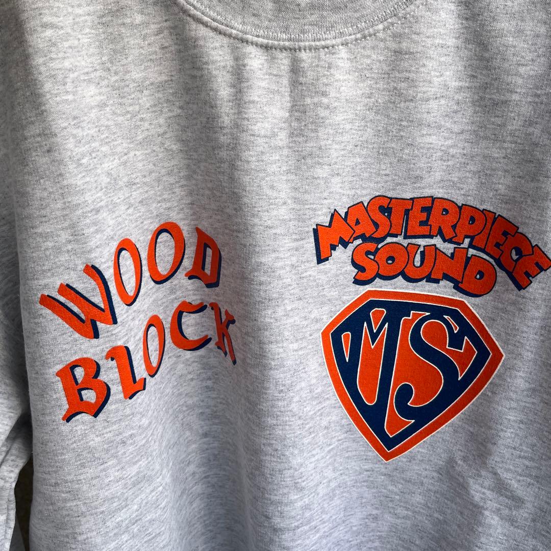 完売 WOOD BLOCK × MASTERPIECE SOUND スウェット - メルカリ