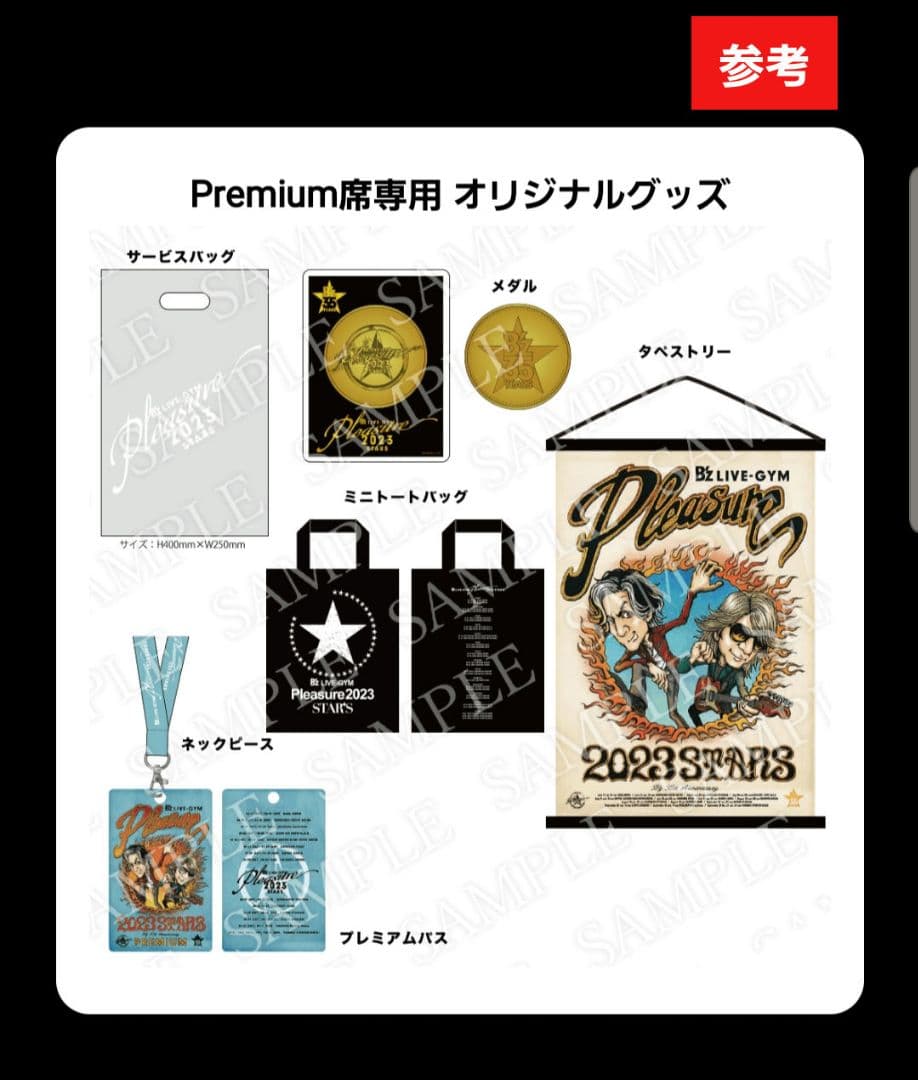 B’z LIVE-GYM Pleasure 2023 -STARS-プレミアム席