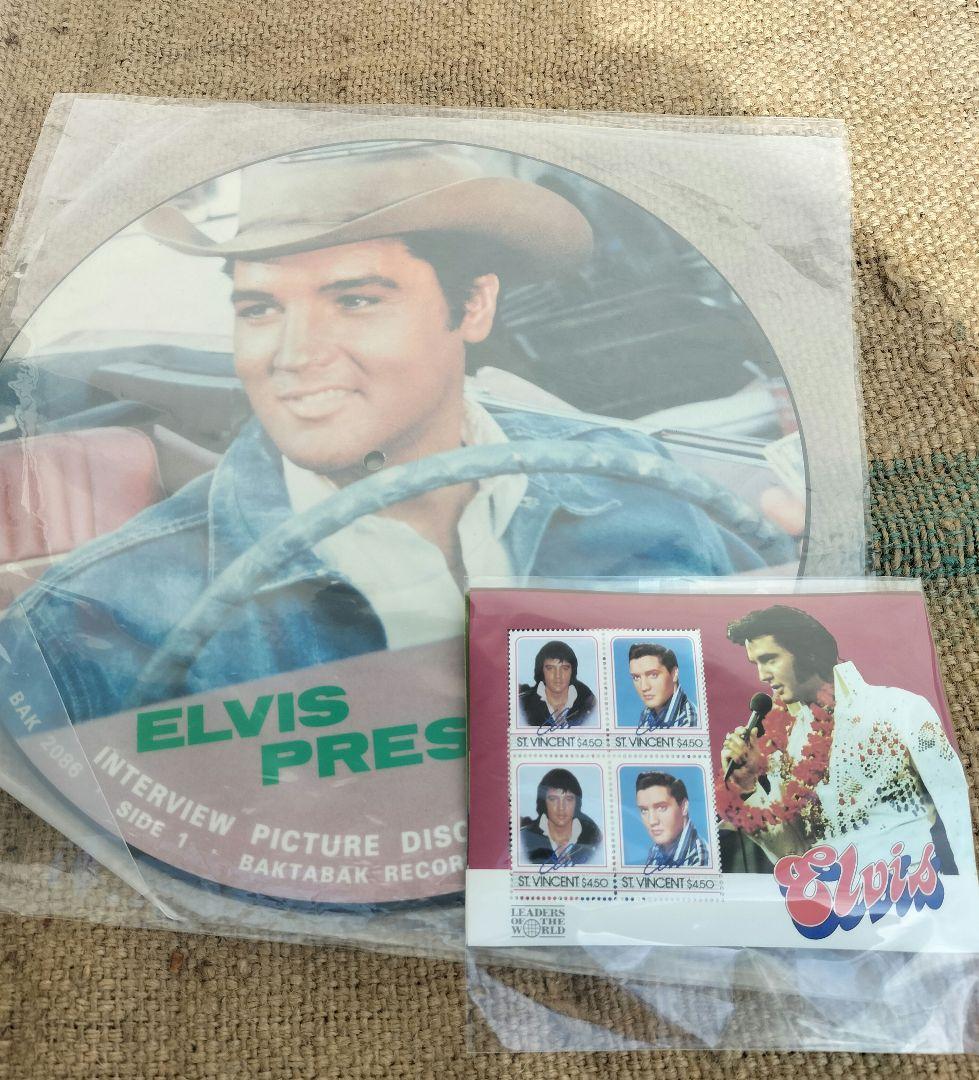 エルビス　プレスリー ピクチャーディスク レコード　LP 記念切手 エルビス プレスリー ピクチャーディスク レコード LP 記念切手 - メルカリ