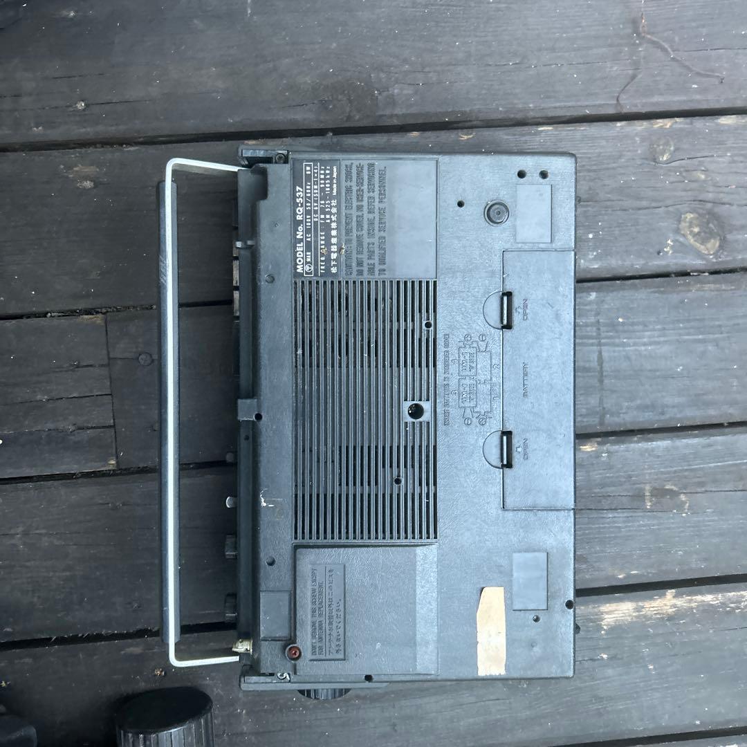 National RQ-542 FM/AMラジオ カセットレコーダージャンク品！ - メルカリ