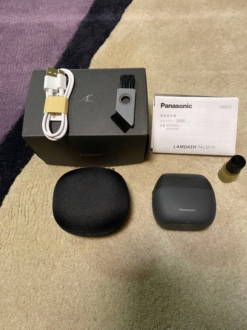 パナソニック　ラムダッシュ　パームイン　ES-PV3A ５枚刃 ラムダッシュ パナソニック パームイン 5枚刃 ES-PV3A-K マット