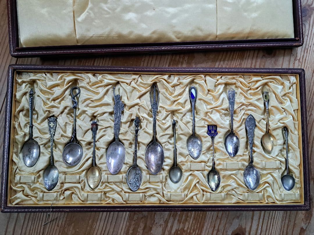 アンティークスプーンセット 14本 アンティークスプーンセット 14本 アンティークスプーンセット 14本