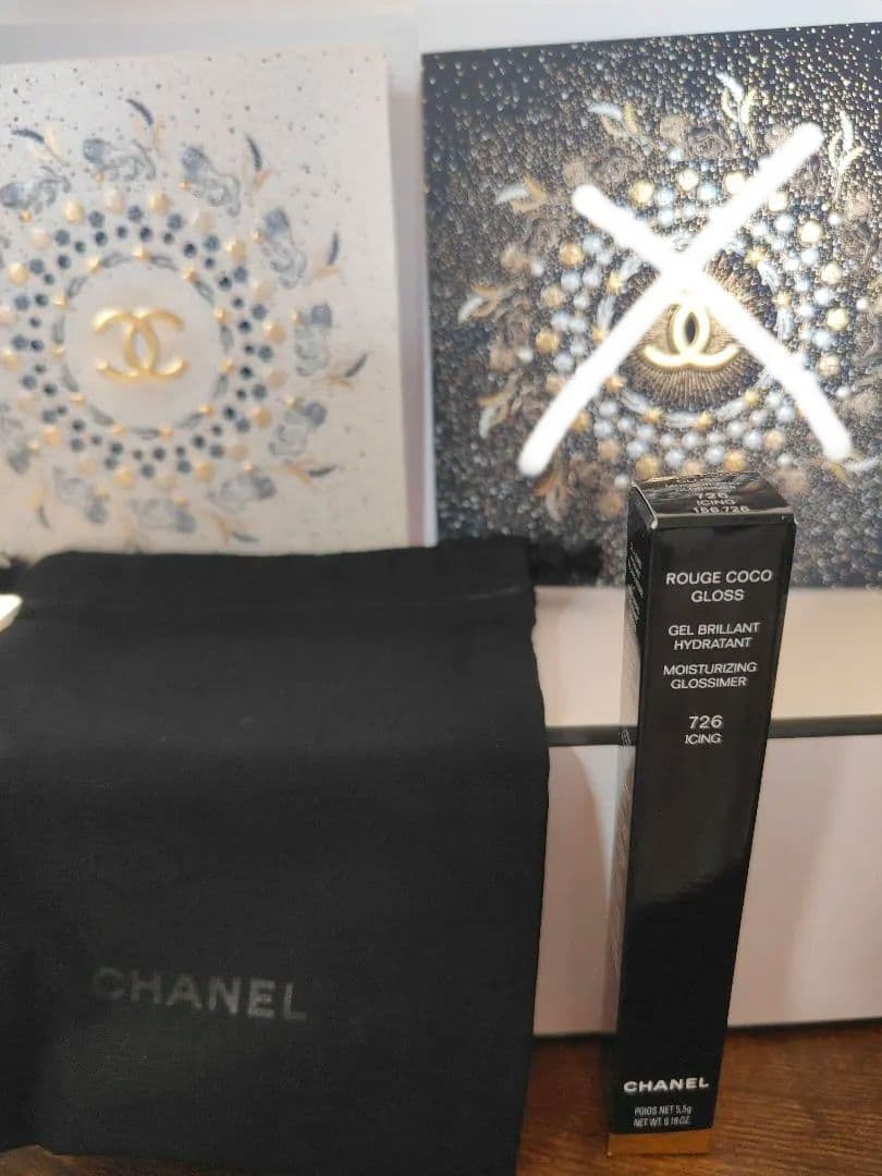 CHANEL クリスマスコフレ2025 グロス726とおまけ