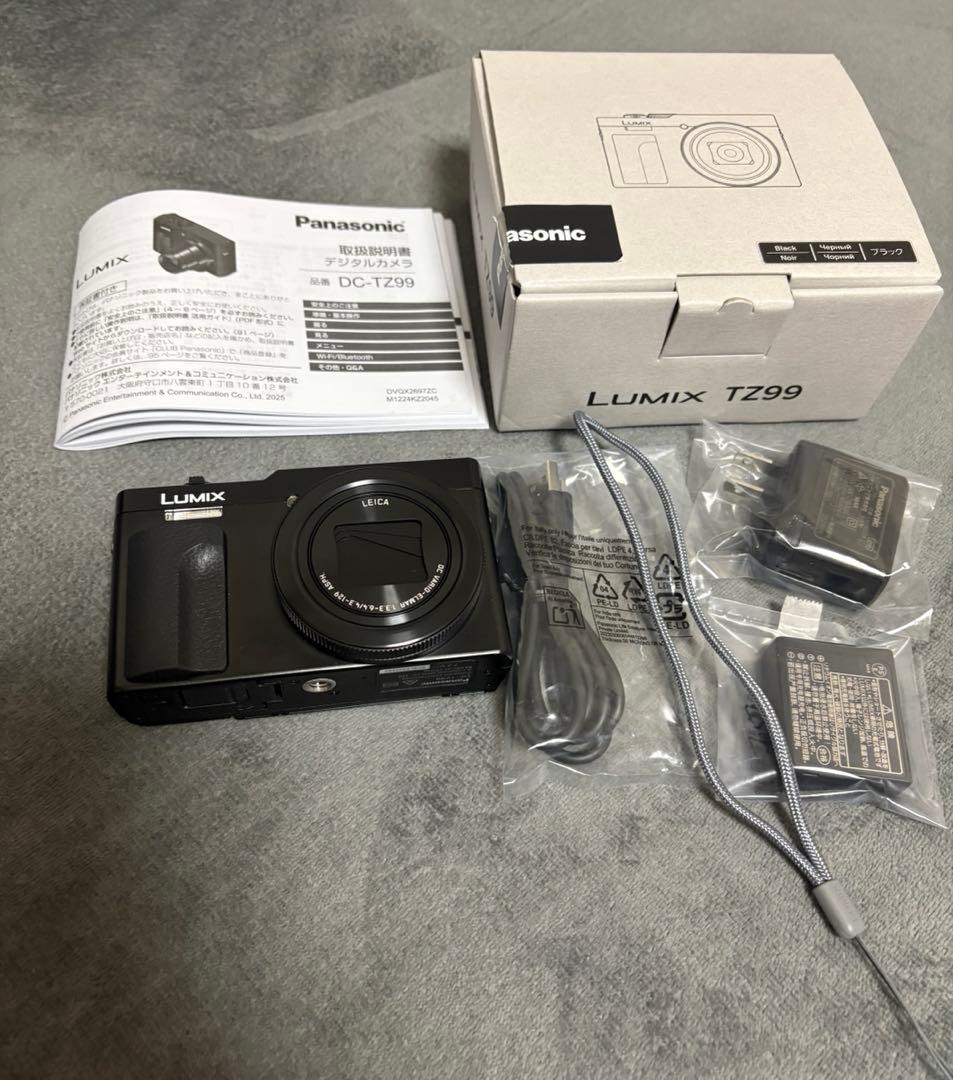 LUMIX DC-TZ99 レザーケース＆メモリカード付 - メルカリ