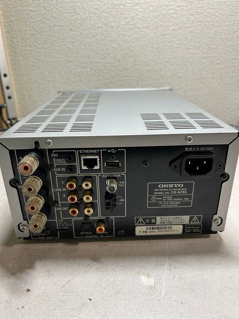 Z16 整備美品 ONKYO CR-N765 (S)ハイレゾネットワークレシーバ - メルカリ