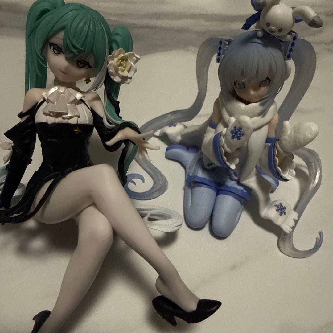 ぬーどるストッパーフィギュア 雪ミク ヴィンテージドール 白薔薇 初音