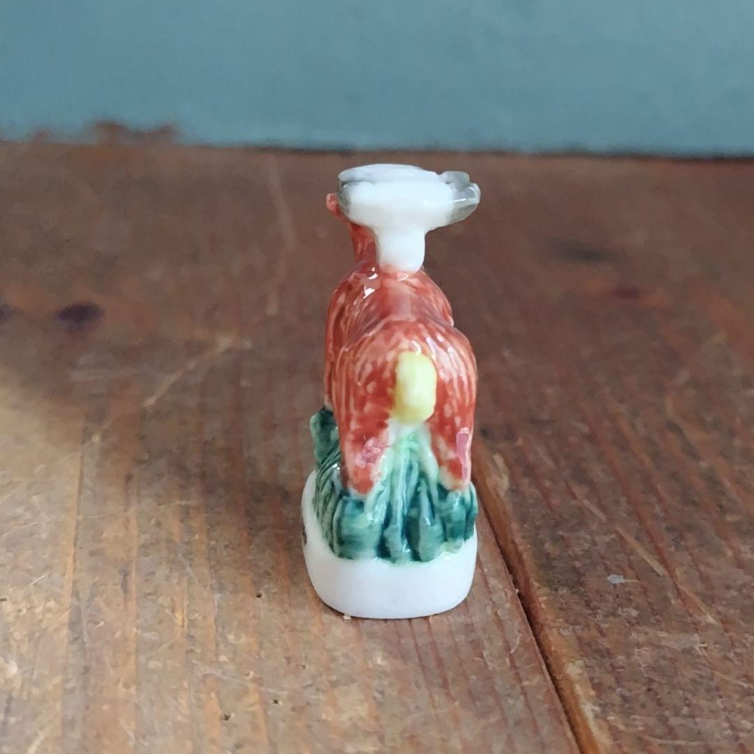 ビンテージフェーブ 森の王シリーズ 雄鹿 フランス雑貨 陶器置物