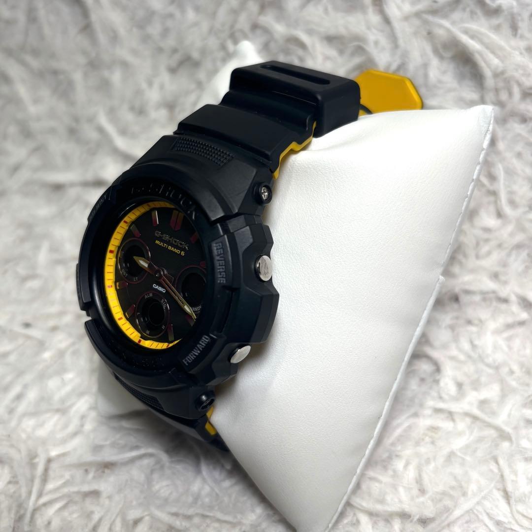 極美品 未使用レベル 箱付 G-SHOCK AWG-M100SBY イエロー - メルカリ