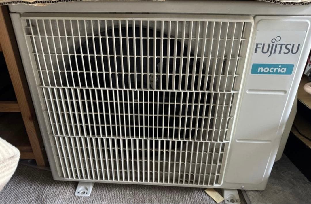 室外機も込 6畳用 富士通 エアコン クーラー 2019年製 2.2kw 22