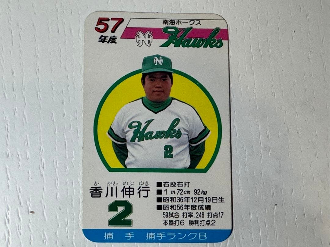 タカラ野球カード 昭和57南海ホークス 30枚セット #ドカベン香川 #新井