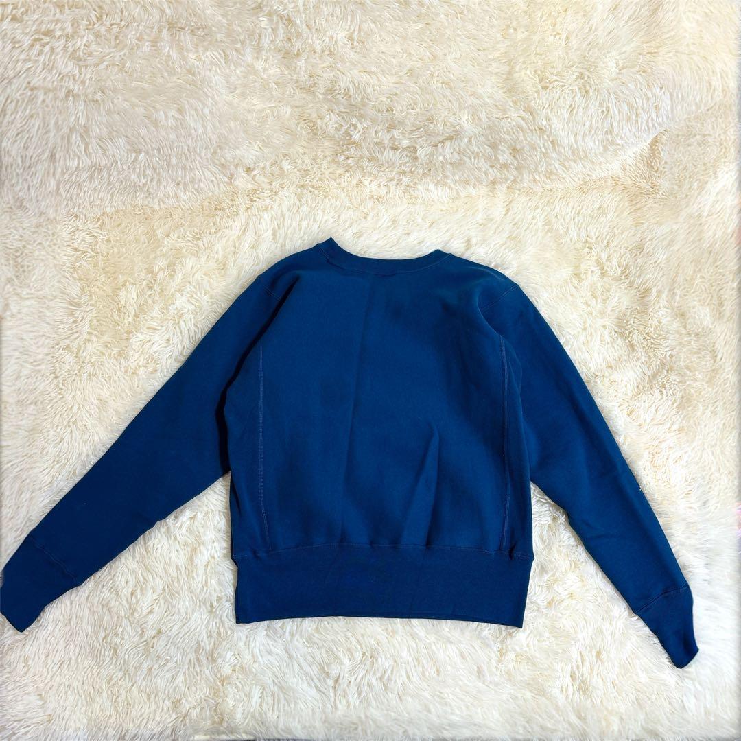 Champion リバースウィーブ USA製 70s復刻 単色タグ S ブルー - メルカリ