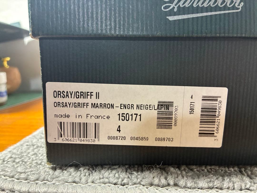 純正箱付 Paraboot ORSAY/GRIFF II 4 ホワイト/ベージュ - メルカリ