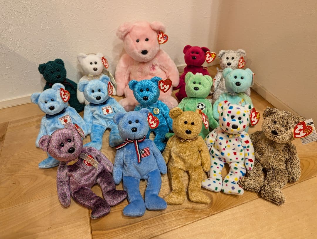 tyビーニーベイビーズ くま15体 まとめ売り - メルカリ