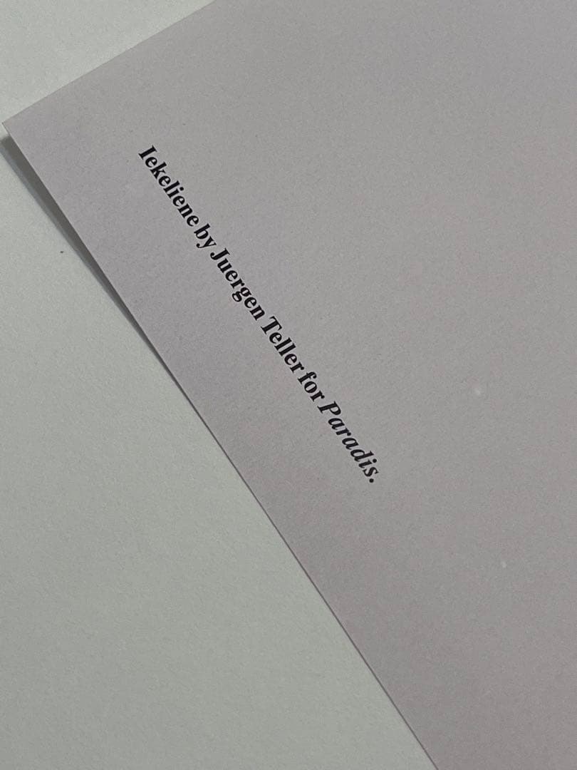 激レア PARADIS No.4 purple 玉三郎 篠山紀信 国宝 - メルカリ