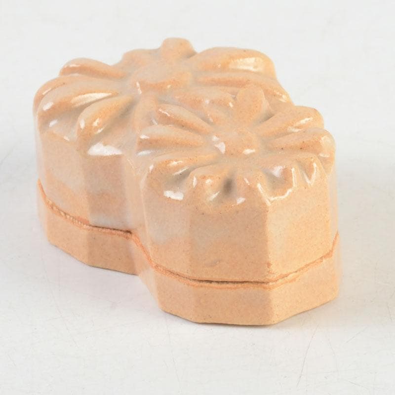 茶道具 萩焼 泥華窯造 坂田泥華 花香合 共箱 V 9729 - メルカリ