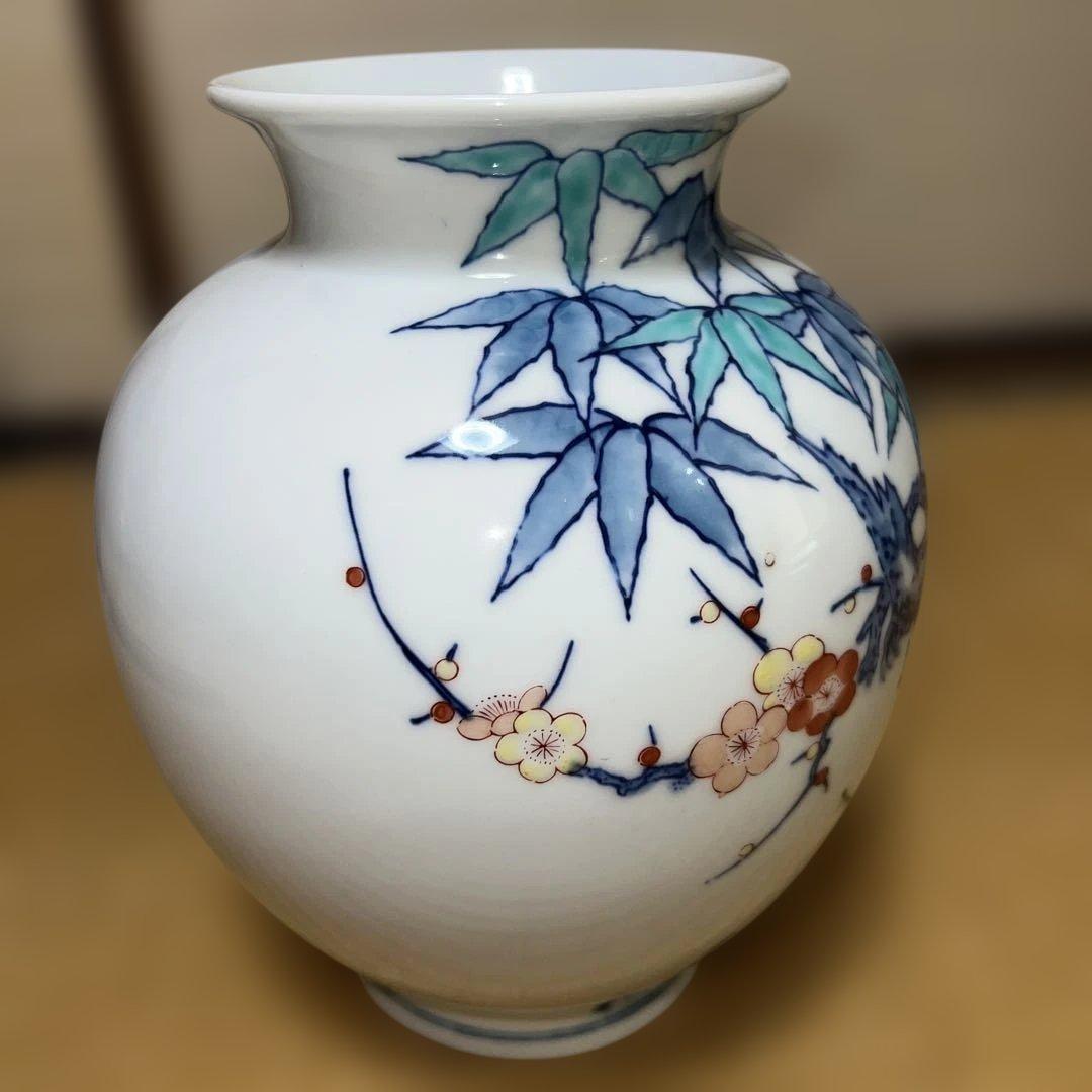 伊万里焼 壺 箱付 - メルカリ