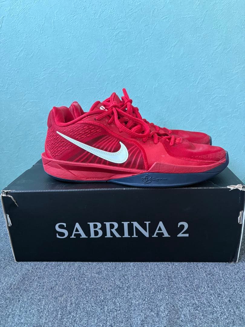 Nike Sabrina Ionescu 2 バスケットシューズ レッド - メルカリ