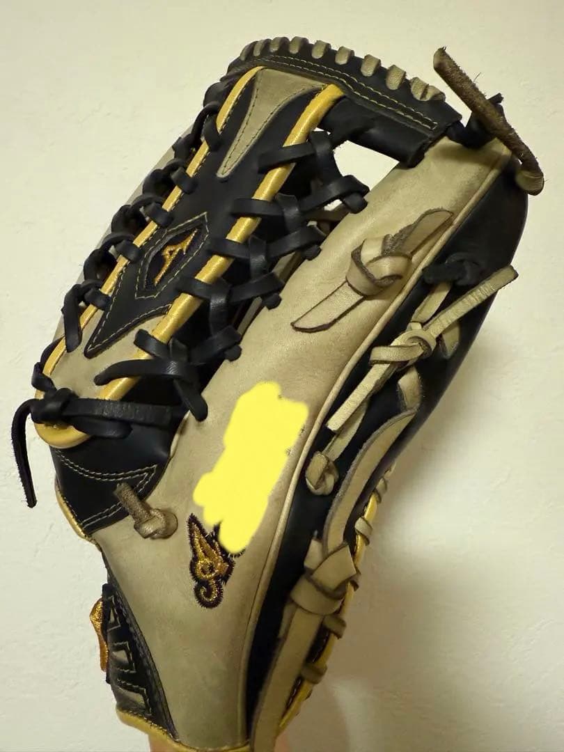 中古/定価6万】ミズノプロ 外野手 西川型グラブ 黒ブロンド - メルカリ