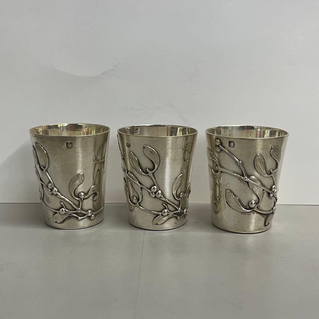 フランス　パリ　アンティーク　シルバー　銀製　リキュールカップ フランス パリ アンティーク シルバー 銀製 リキュールカップ フランス