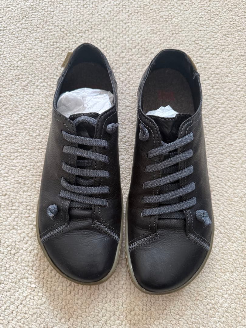 CAMPPER ブラック 本皮 CAMPER（カンペール） ローファー Pix London ピックス ロンドン