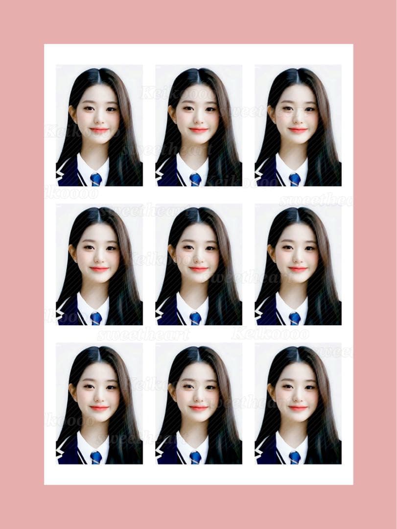 ive ウォニョン 証明写真 9枚セット - メルカリ