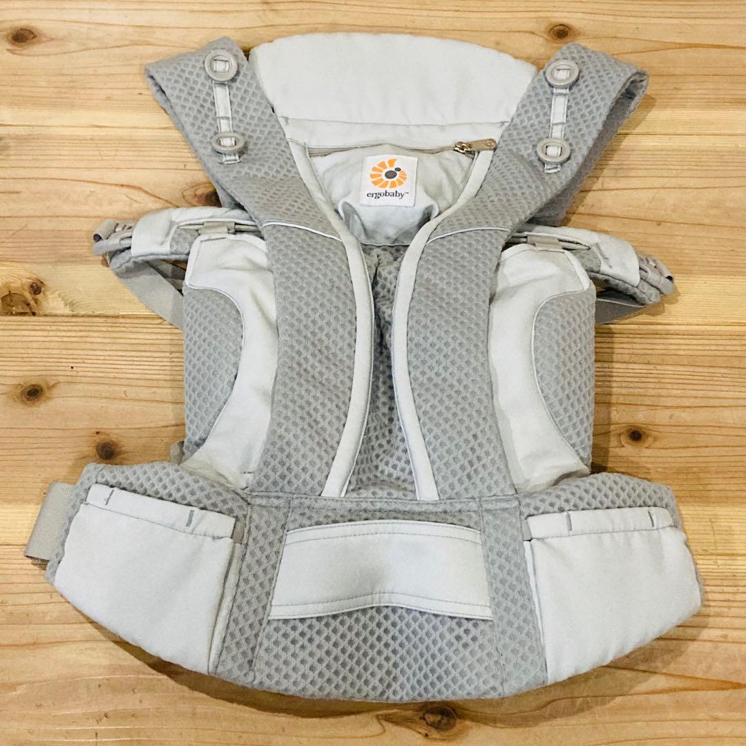 エルゴベビー オムニブリーズ パールグレー メッシュ