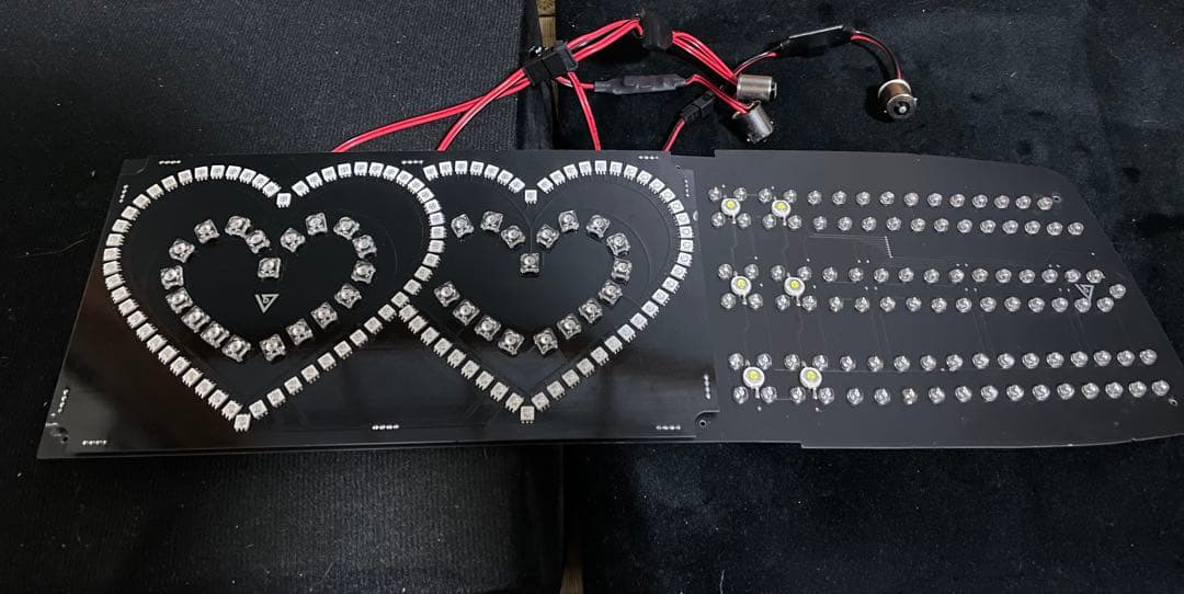 jza70 70スープラ ハートテールランプ LED - メルカリ