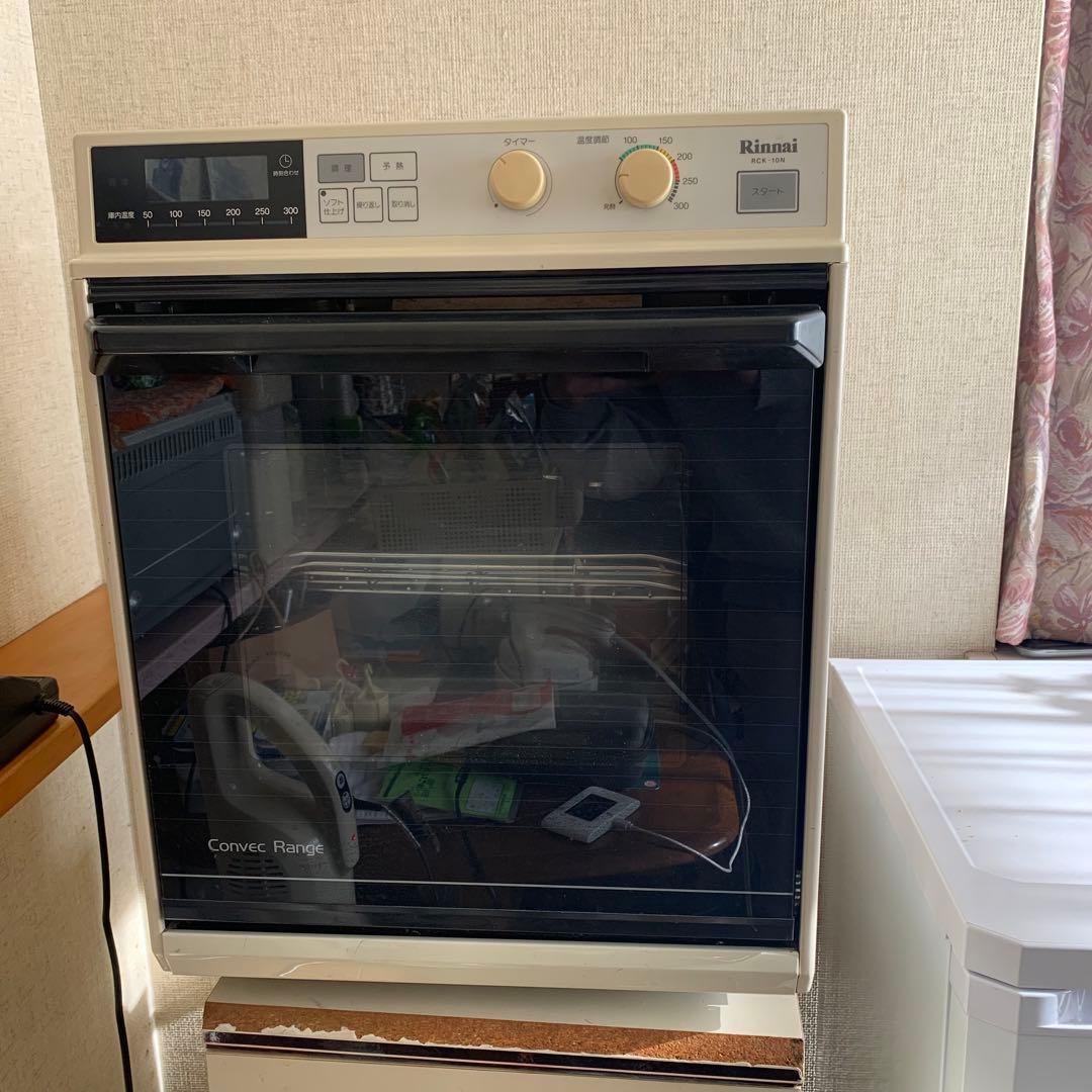 リンナイ ガス 高速　オーブン コンベックRCK-10N 中古】 A03854 ガス高速オーブン コンベック リンナイ RCK-10M (a) LP